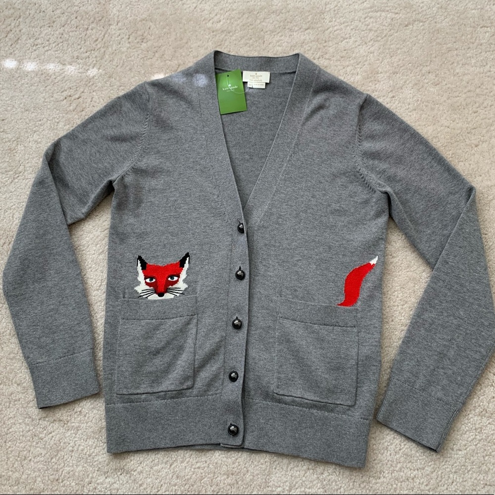 Kate Spade Fox Caridgan